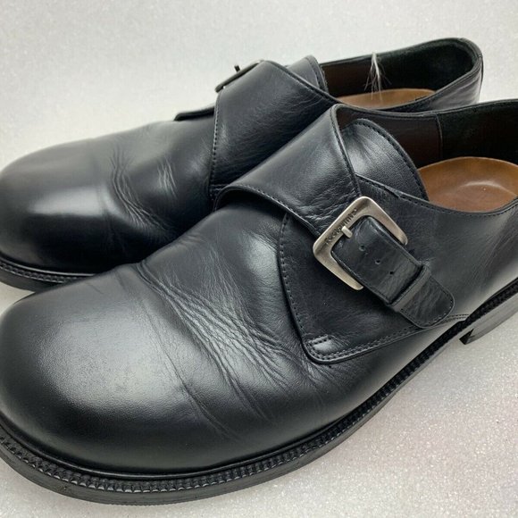 Birkenstock Footprints Mens Shoes Black Leather main image 5